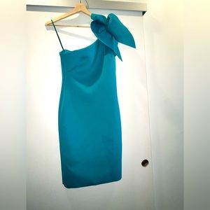 One shoulder cocktail dress